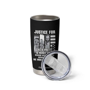 Justice for Alex and Renee Tumbler Cup Anti ICE Immigration Protest Human Rights TS14 Print Your Wear