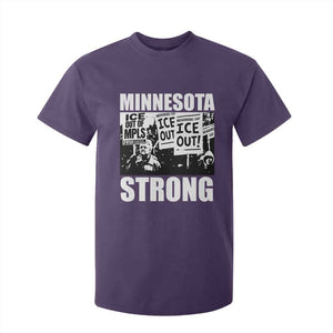 Minnesota Strong T Shirt For Kid Resist Anti ICE Immigration Protest TS14 Purple Print Your Wear