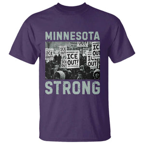 Minnesota Strong T Shirt Minneapolis ICE Out Anti ICE Protest Right Now TS14 Purple Print Your Wear