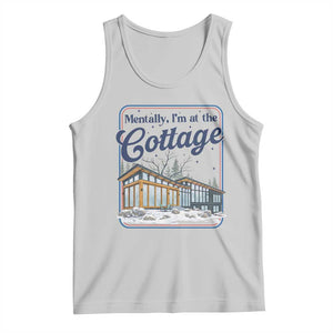 Mentally I'm at the Cottage Tank Top Funny Hockey Romance TS14 Ash Print Your Wear