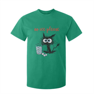 No Ice Please T Shirt For Kid Funny Black Cat Sarcastic Abolish ICE Meme TS14 Irish Green Print Your Wear