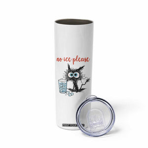No Ice Please Skinny Tumbler Funny Black Cat Sarcastic Abolish ICE Meme TS14 Print Your Wear