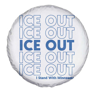 ICE Out Spare Tire Cover I Stand With Minnesota Minneapolis Anti ICE TS14 Print Your Wear
