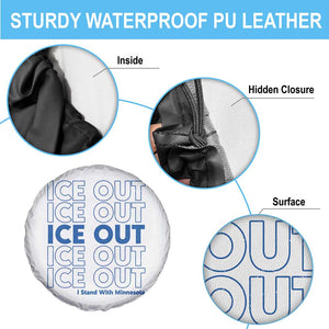 ICE Out Spare Tire Cover I Stand With Minnesota Minneapolis Anti ICE TS14 Print Your Wear