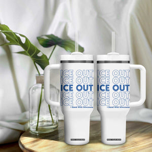 ICE Out Tumbler With Handle I Stand With Minnesota Minneapolis Anti ICE TS14 Print Your Wear