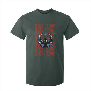 ICE Out T Shirt For Kid Minneapolis Resist Anti ICE Immigration Protest TS14 Dark Forest Green Print Your Wear