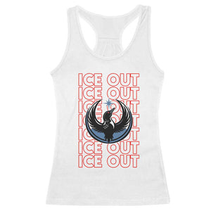 ICE Out Racerback Tank Top Minneapolis Resist Anti ICE Immigration Protest TS14 White Print Your Wear