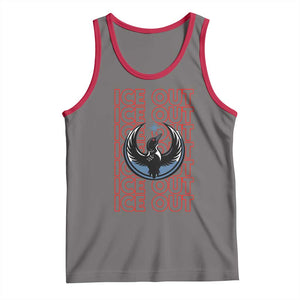 ICE Out Tank Top Minneapolis Resist Anti ICE Immigration Protest TS14 Deep Heather Red Print Your Wear