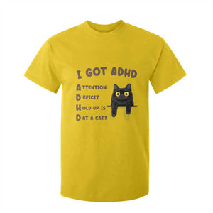 I Got ADHD is that A Cat T Shirt For Kid Funny Cat Lover TS14 Daisy Print Your Wear