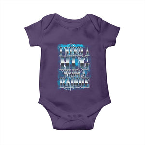 I Need A Hug from A Baddie Baby Onesie Funny Flirty Meme TS14 Purple Print Your Wear