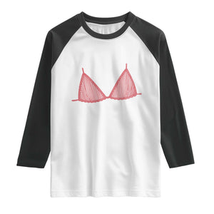 Coastal Bikini Raglan Shirt Girls Trip Matching Beach Weekend TS14 White Black Print Your Wear