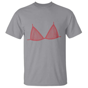 Coastal Bikini T Shirt Girls Trip Matching Beach Weekend TS14 Sport Gray Print Your Wear