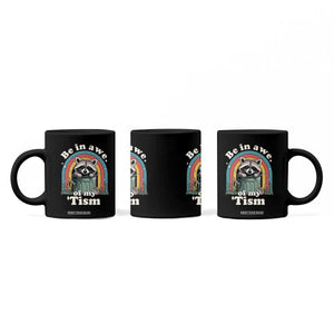 Be in Awe of My Tism Coffee Mug Funny Raccoon Autism Acceptance TS14 Print Your Wear