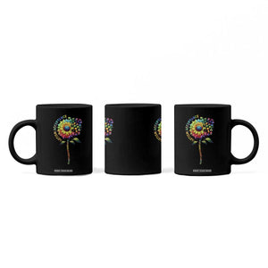 Autism Acceptance Coffee Mug Accept Understand Love Sunflower Puzzle TS14 Print Your Wear