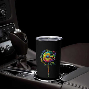 Autism Acceptance Tumbler Cup Accept Understand Love Sunflower Puzzle TS14 Print Your Wear