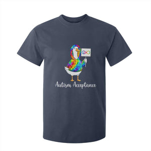 Autism Acceptance T Shirt For Kid Accept Understand Love Support Neurodivergent TS14 Navy Print Your Wear