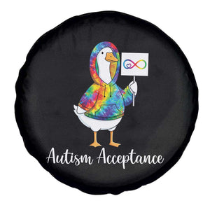 Autism Acceptance Spare Tire Cover Accept Understand Love Support Neurodivergent TS14 Print Your Wear