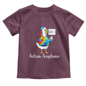 Autism Acceptance Toddler T Shirt Accept Understand Love Support Neurodivergent TS14 Maroon Print Your Wear