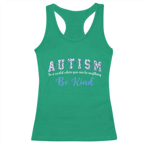 Autism Awareness Racerback Tank Top Neurodivergent Pride Infinity Symbol Support TS14 Irish Green Print Your Wear