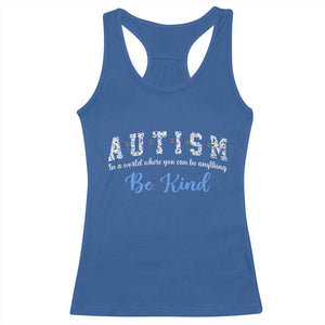 Autism Awareness Racerback Tank Top Neurodivergent Pride Infinity Symbol Support TS14 Royal Blue Print Your Wear