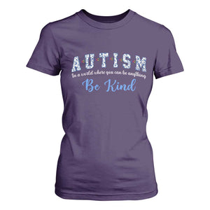Autism Awareness T Shirt For Women Neurodivergent Pride Infinity Symbol Support TS14 Purple Print Your Wear
