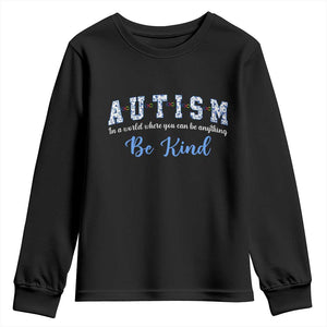 Autism Awareness Youth Sweatshirt Neurodivergent Pride Infinity Symbol Support TS14 Black Print Your Wear