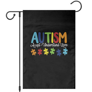Autism Acceptance Garden Flag Accept Understand Love Special Education Teacher Gift TS14 Black Print Your Wear