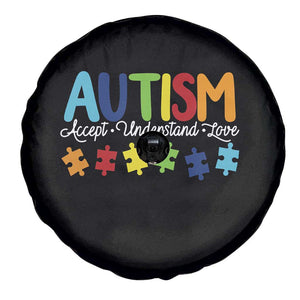 Autism Acceptance Spare Tire Cover Accept Understand Love Special Education Teacher Gift TS14 Print Your Wear