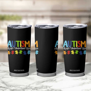 Autism Acceptance Tumbler Cup Accept Understand Love Special Education Teacher Gift TS14 Print Your Wear