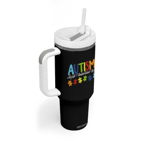 Autism Acceptance Tumbler With Handle Accept Understand Love Special Education Teacher Gift TS14 Print Your Wear