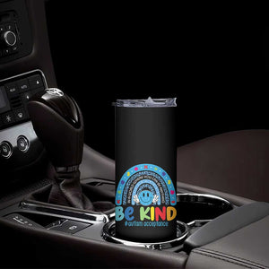 Autism Acceptance Skinny Tumbler Rainbow in April We Wear Blue Ribbon Autism TS14 Print Your Wear