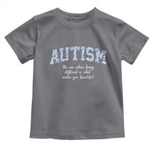 Autism Acceptance Toddler T Shirt Autistic Acceptance Inspirational TS14 Charcoal Print Your Wear