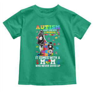 Autism Acceptance Toddler T Shirt Doesn't Come with a Manual Autism Mom TS14 Irish Green Print Your Wear