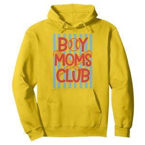 Boy Moms Club Hoodie Funny Motherhood Baseball Gift For Mom TS14 Daisy Print Your Wear