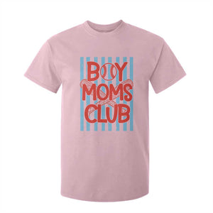 Boy Moms Club T Shirt For Kid Funny Motherhood Baseball Gift For Mom TS14 Light Pink Print Your Wear