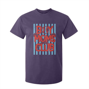 Boy Moms Club T Shirt For Kid Funny Motherhood Baseball Gift For Mom TS14 Purple Print Your Wear