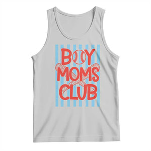Boy Moms Club Tank Top Funny Motherhood Baseball Gift For Mom TS14 Ash Print Your Wear