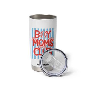 Boy Moms Club Tumbler Cup Funny Motherhood Baseball Gift For Mom TS14 Print Your Wear