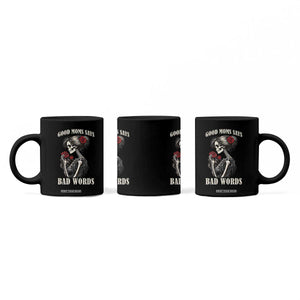 Good Moms Say Bad Words Coffee Mug Funny Sarcastic Skeleton Mom Mother’s Day TS14 Print Your Wear