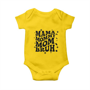 Mama Mommy Mom Bruh Baby Onesie Funny Mom Life Mother’s Day Gift TS14 Daisy Print Your Wear