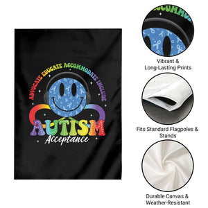Autism Acceptance Garden Flag Acceptance Special Education Teacher Kids TS14 Print Your Wear