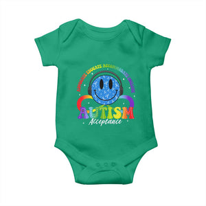 Autism Acceptance Baby Onesie Acceptance Special Education Teacher Kids TS14 Irish Green Print Your Wear