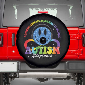 Autism Acceptance Spare Tire Cover Acceptance Special Education Teacher Kids TS14 Black Print Your Wear