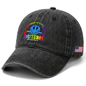 Autism Acceptance Washed Cotton Baseball Cap Acceptance Special Education Teacher Kids TS14 Print Your Wear