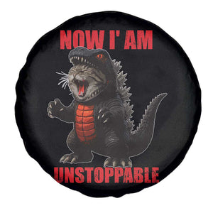 Now I Am Unstoppable Spare Tire Cover Funny Cat Japanese Anime Kawaii TS14 Print Your Wear