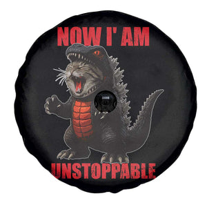 Now I Am Unstoppable Spare Tire Cover Funny Cat Japanese Anime Kawaii TS14 Print Your Wear