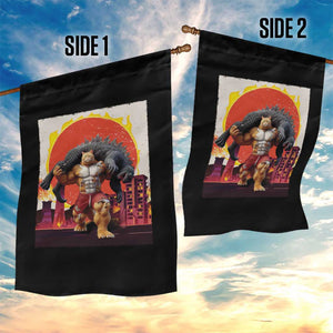 Japanese Kaiju Cat Cityscape Meme Garden Flag TS14 Print Your Wear