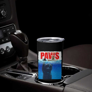 Funny Black Cat Tumbler Cup PAWS Parody Kitten Mouse Humorous TS14 Print Your Wear