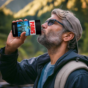 Paws Parody 4 in 1 Can Cooler Tumbler Otter Chasing Bass Fish Ocean TS14 Print Your Wear