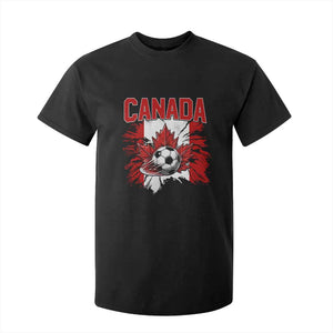 Canada Soccer Fan T Shirt For Kid Canadian Football Game Day Suppoter